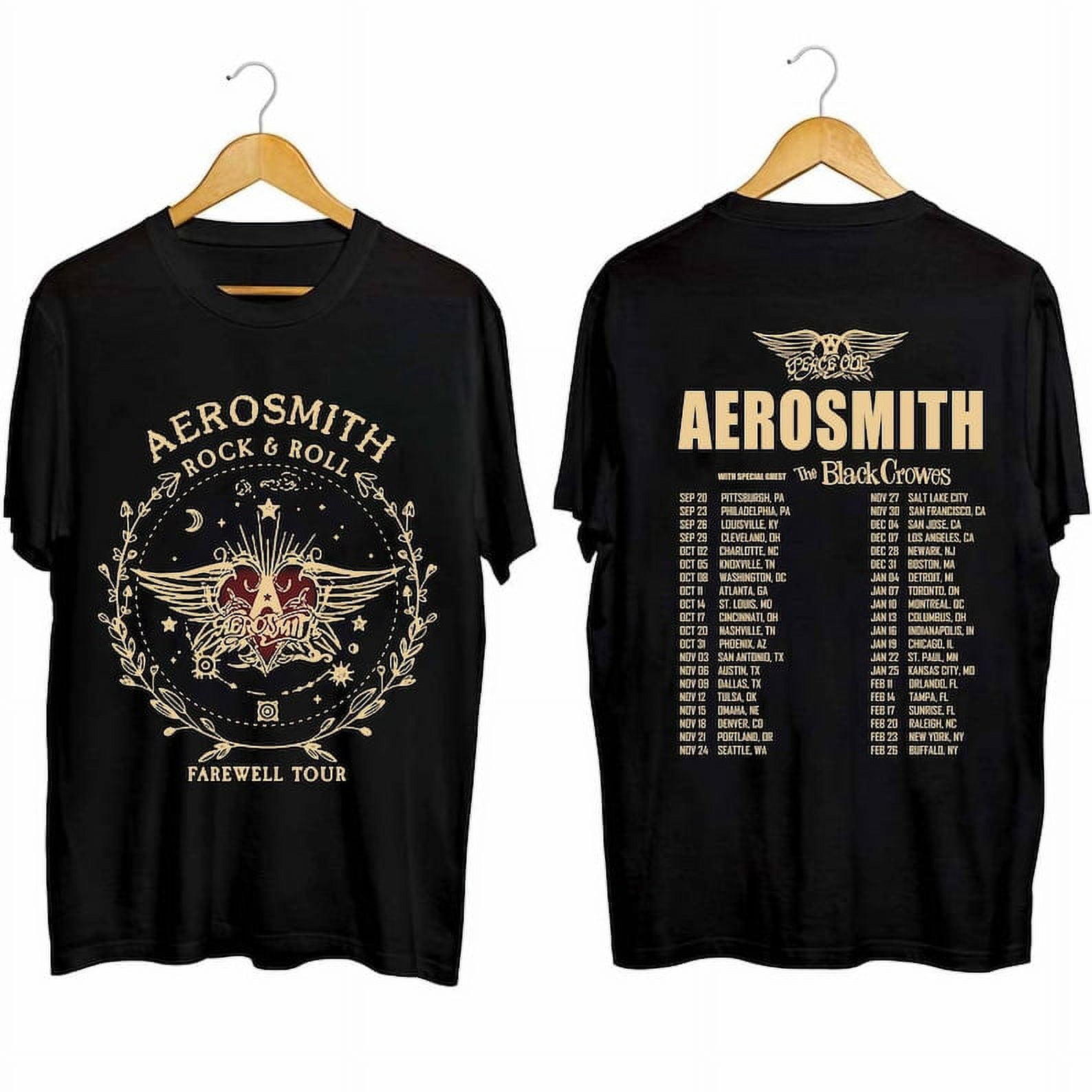 Aerosmith 20242025 North American Farewell Tour Shirt, Aerosmith Band