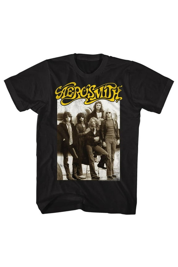 Aerosmith Aeroplane Black Adult T-Shirt M