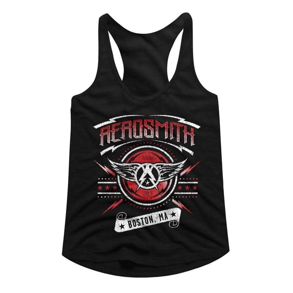 Aerosmith Boston 2015 Black Women's Racerback Tank Top T-Shirt