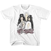 Aerosmith Cartoons White Youth T-Shirt