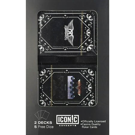 Aerosmith Double Deck Playing Card Set with Dice