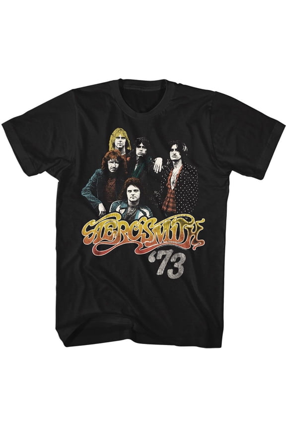 Aerosmith Dream On 73 Black Adult T-Shirt