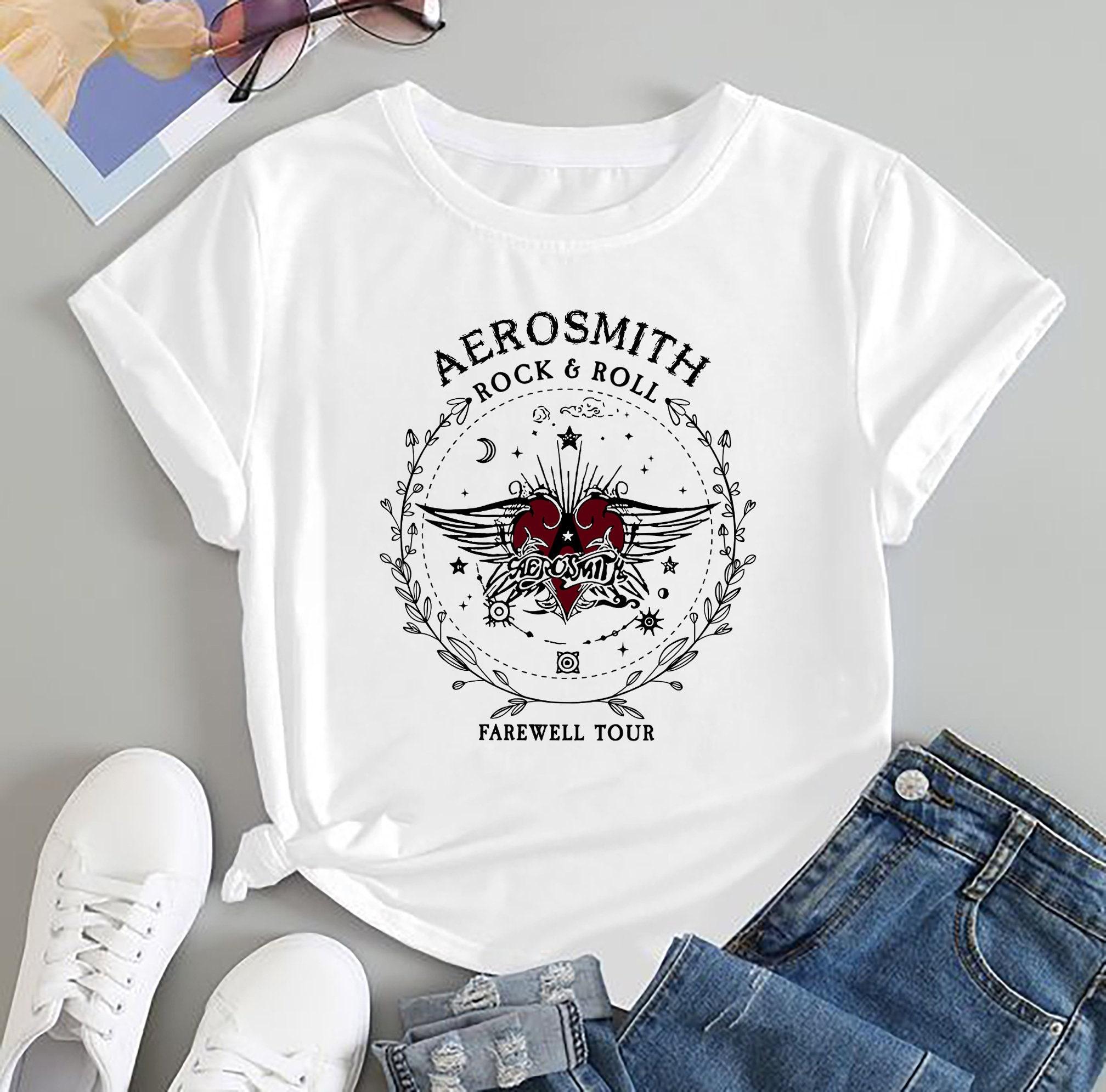 Aerosmith Farewell Tour 2024 2025 T Shirt, 90S Vintage Aerosmith Rock
