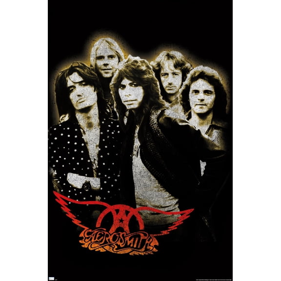 Aerosmith - Group Wall Poster, 14.725" x 22.375"