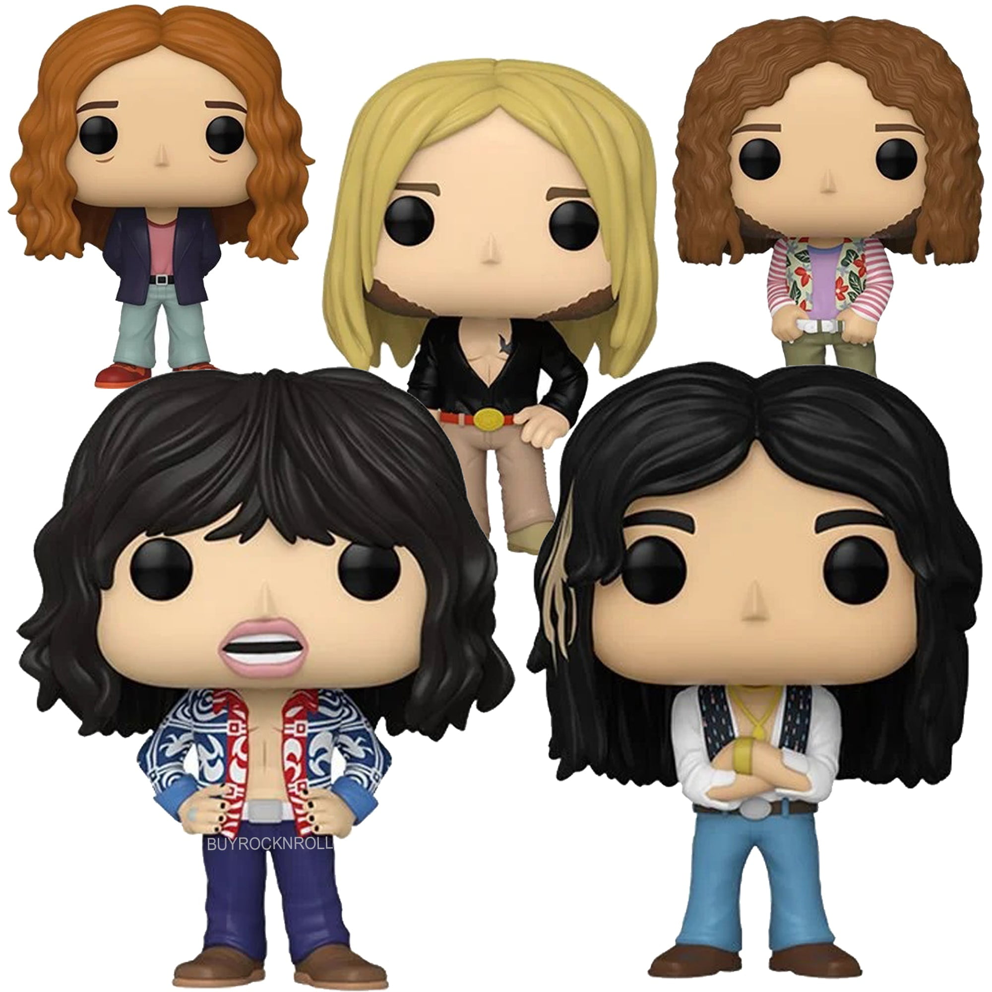 Aerosmith Handpicked Funko Pop Rocks 5 Pack Set Figures (Steven