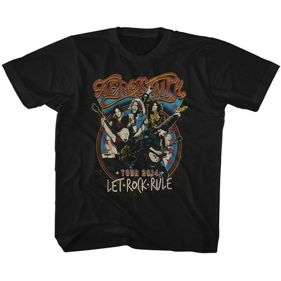 Aerosmith Let Rock Rule Black Toddler T-Shirt