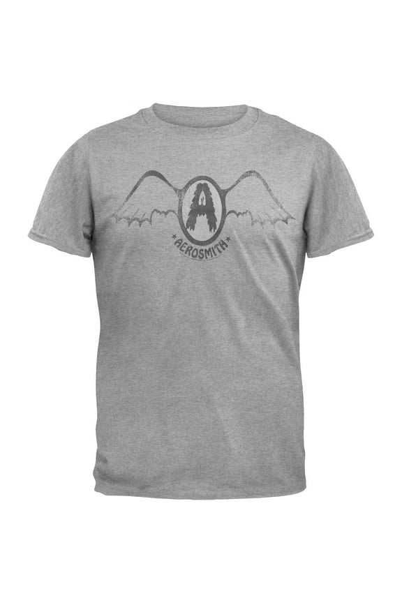 Men's Get Your Wings Distressed Print Short Sleeve T Shirt
