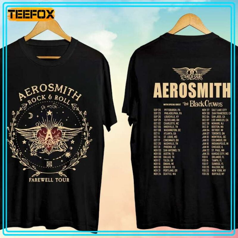 Aerosmith North American Farewell Tour 20242025 Unisex TShirt