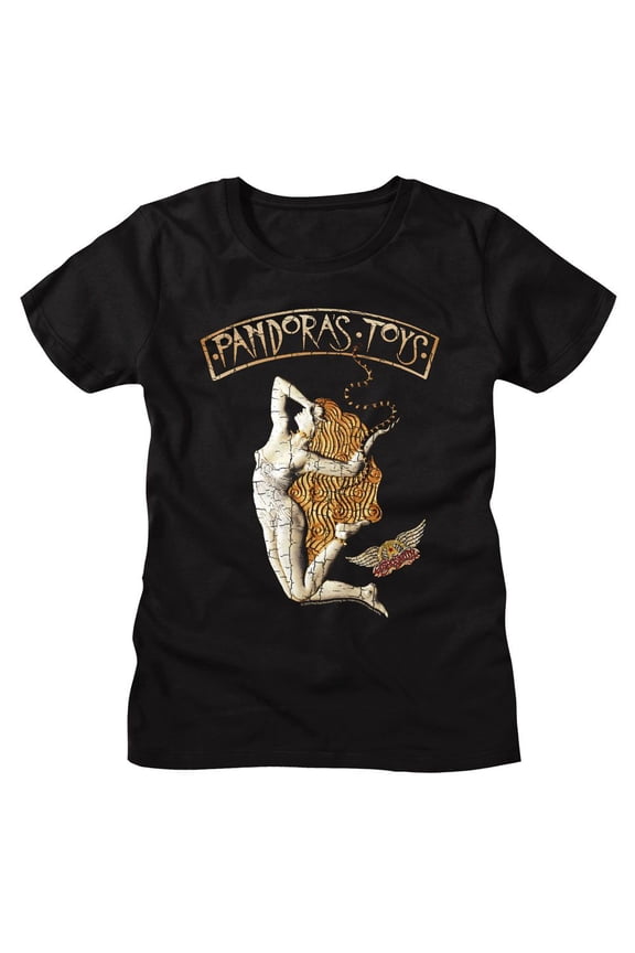 Aerosmith Pandoras Toys Black Women's T-Shirt