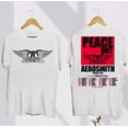 Aerosmith Peace Out Farewell Tour 2024 2025 White Tshirt