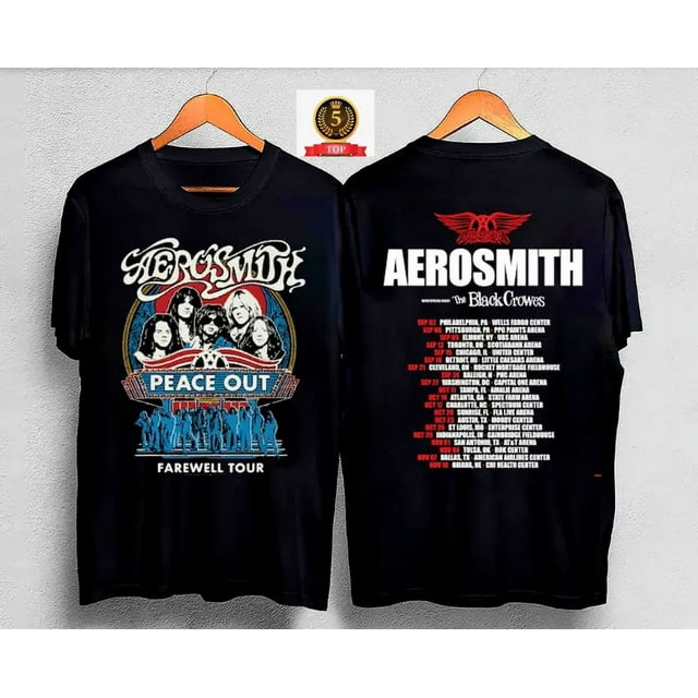 Aerosmith Peace Out Tour 20232024 Farewell TShirt Gift Fans Band
