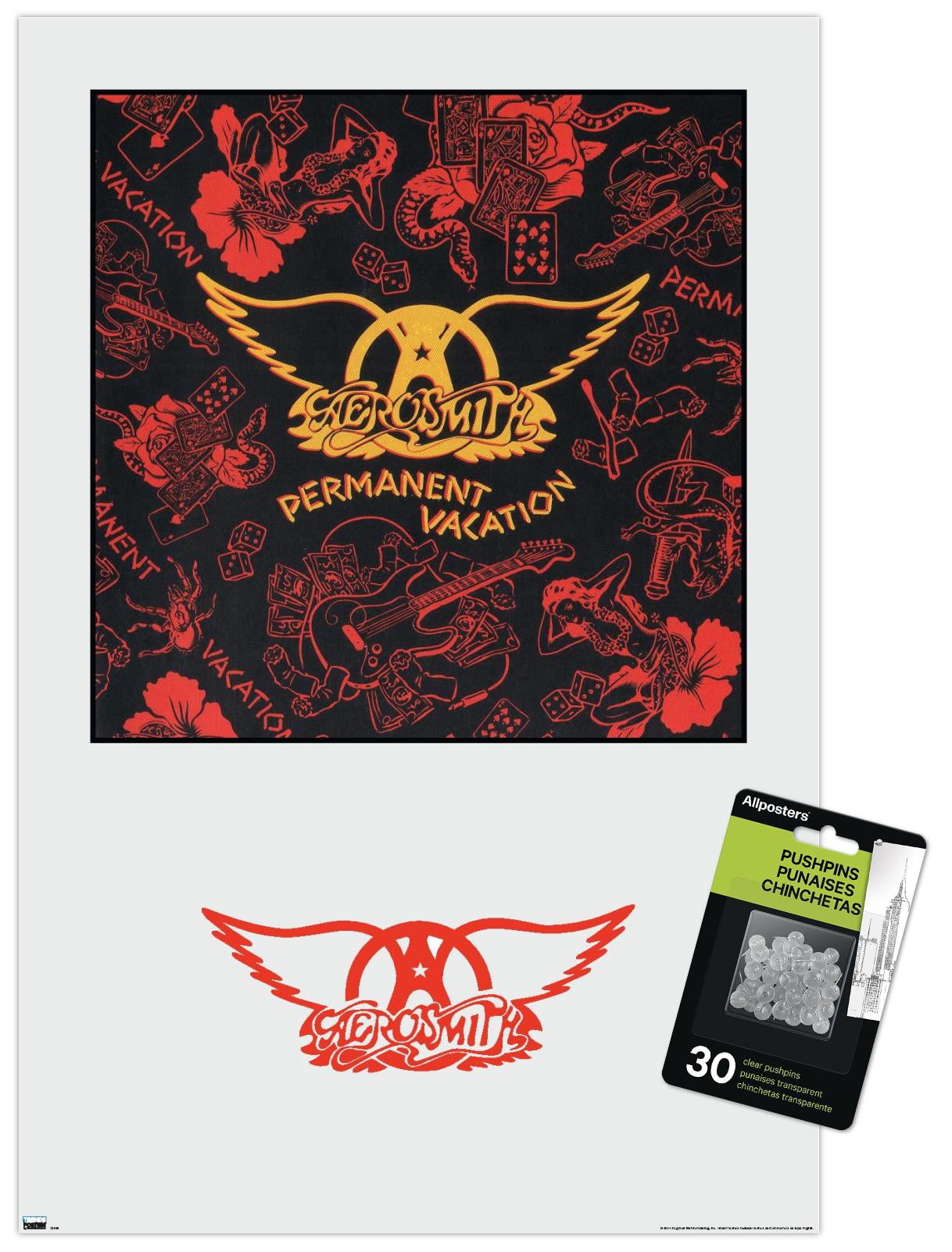 Aerosmith - Permanent Vacation Album Series Wall Poster, 14.725