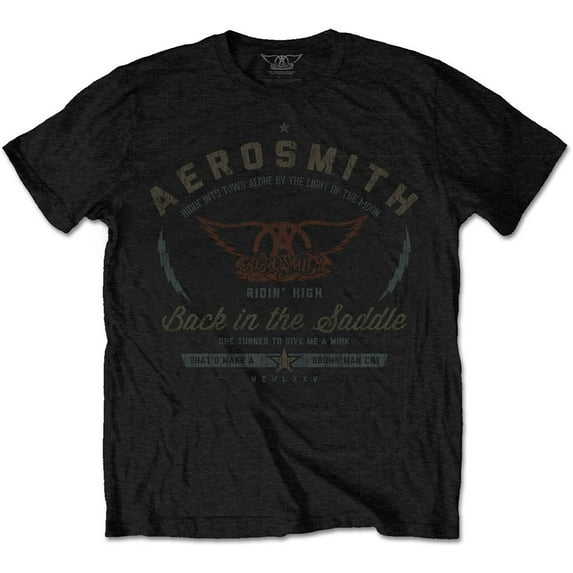 Aerosmith Unisex T-Shirt Back in the Saddle (XX-Large)