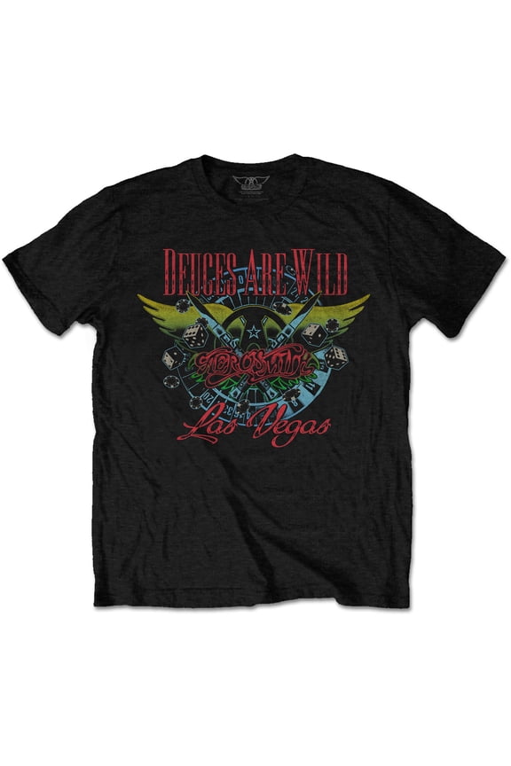 Aerosmith Unisex T-Shirt Deuces Are Wild, Vegas (XX-Large)