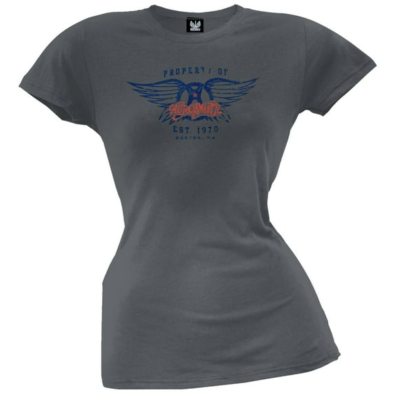 Aerosmith Women's Juniors Property Of Short Sleeve T Shirt