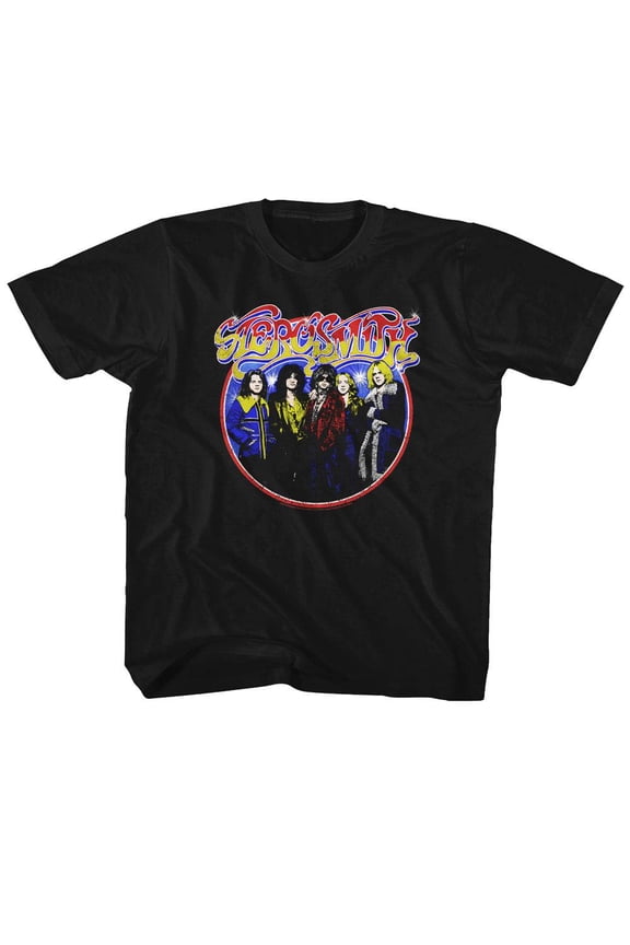 Aerosmith Ze Bad Print Black Youth T-Shirt