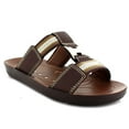 thumbnail image 1 of Aerosoft Cora Classic Dual Strap Boys Summer Slip on Sandals, 1 of 5