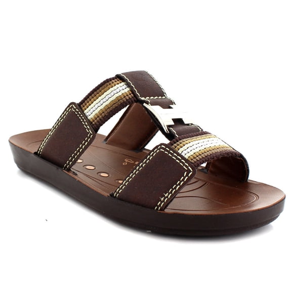 Aerosoft Cora Classic Dual Strap Boys Summer Slip on Sandals