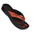 thumbnail image 1 of Aerosoft Glitter Thong Beach Summer Arch Support Flip Flops for Women, 1 of 8