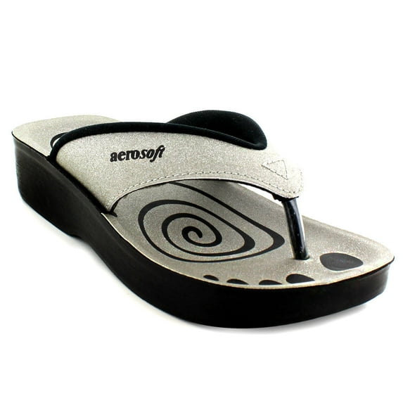 Aerosoft Goldline Summer Casual Comfort Footbed Flip Flops for Girls