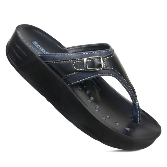 Aerosoft - Joana Open Toe Summer Comfortable Arch Support Platform Sandals for Women
