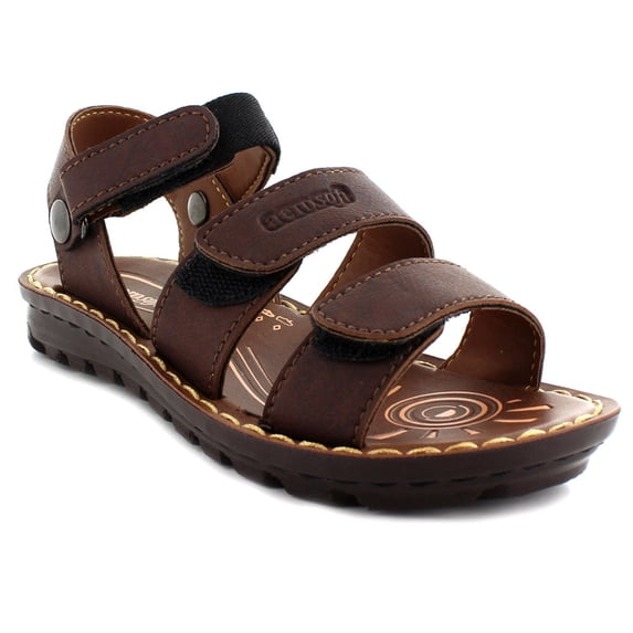 Aerosoft Jumper Hook and Loop Adjustable Straps Comfy Boy's Sandals