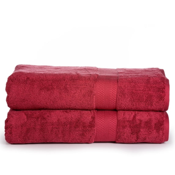 Aerosoft Premium Combed Cotton 710 GSM 2 Piece Oversized Bath Sheets