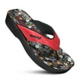 thumbnail image 1 of Aerosoft Women's Anette Beach Flip Flops for Summer Essentials, 1 of 6