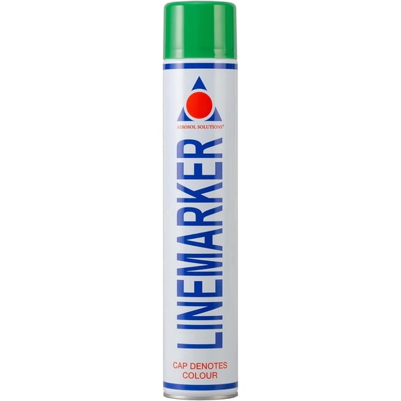 Aerosol Solutions Line Marker Green 26 Oz | Grass and Road Spray Paint, All Purpose Striping Paint | Perfect for Athletics, Landscaping & Pavements
