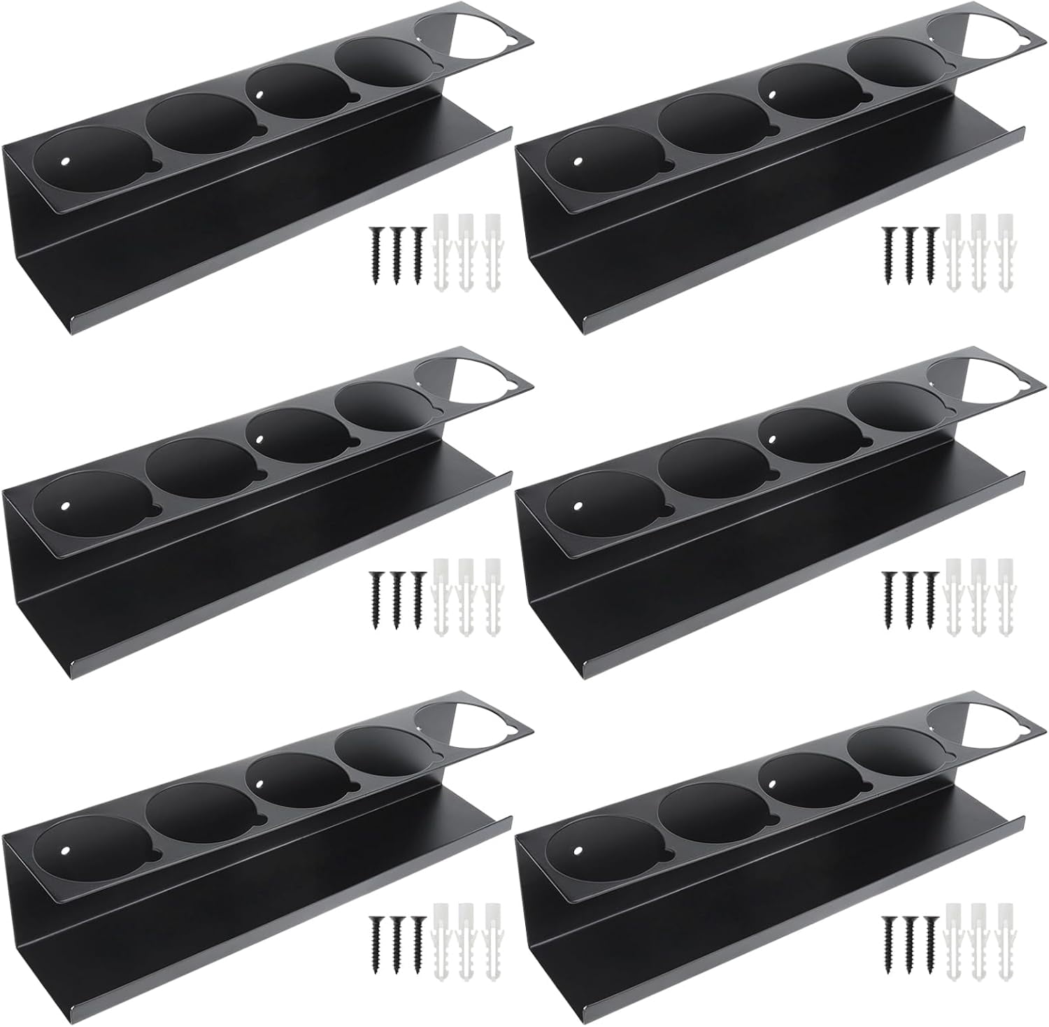 Acrylic Spray Can Holder Rack - Wall Mount For 5 Cans, Tilt Design For Garage & Workshop - View #5
