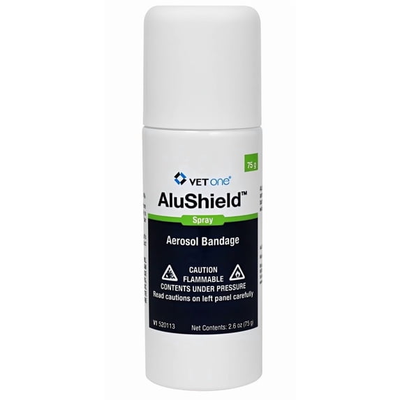 Aerosol VetOne Alushield Bandage Pet Wound Care 75g.-L8 - Walmart.com