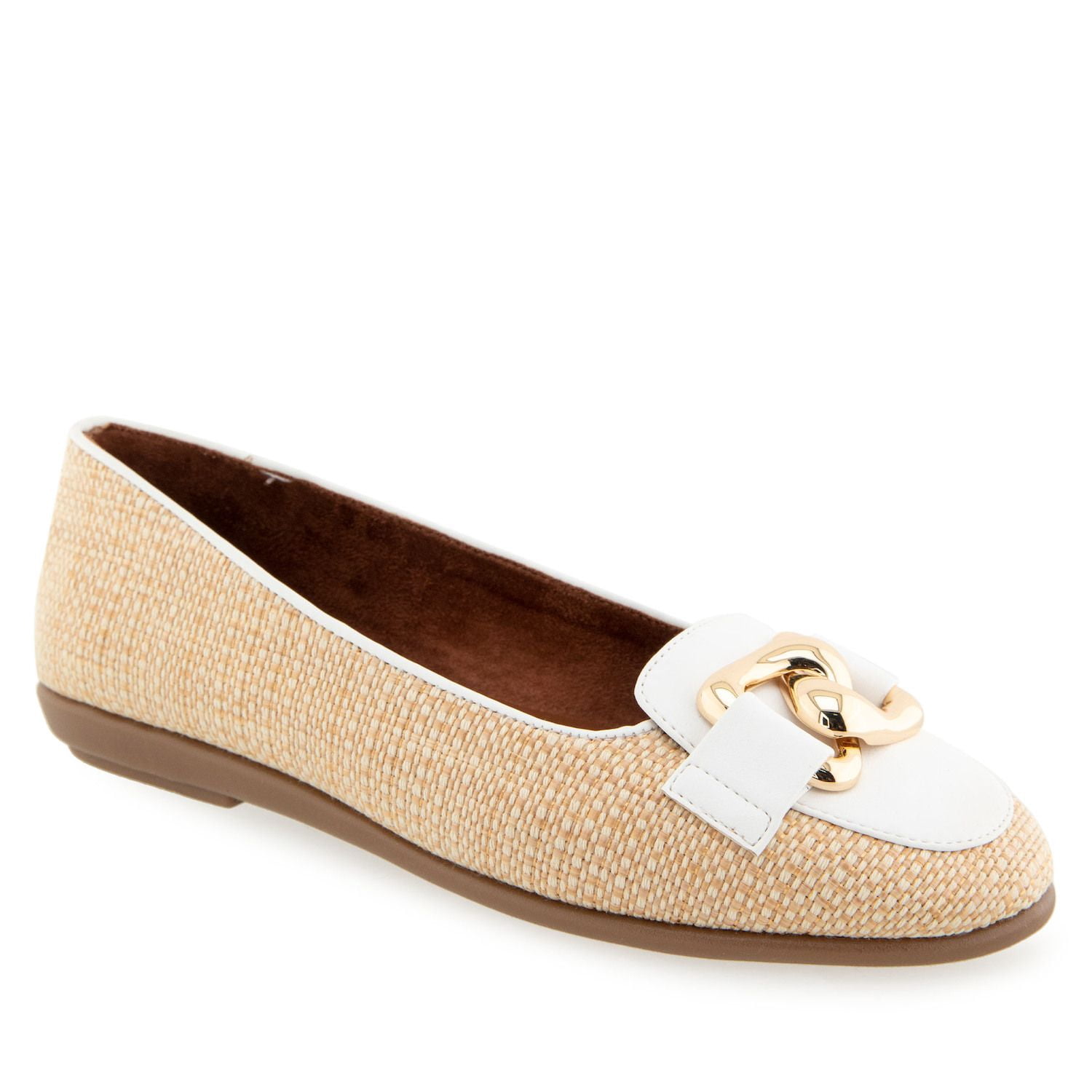 Bells Flats Java Flats Aerosoles Bell Women's Ballet Flats Color: Natural Size: 7.5 - Walmart.com