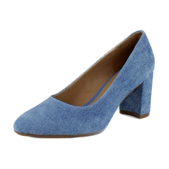 Aerosoles Betsy Women's Heels Denim Blue Suede Size 9.5 M
