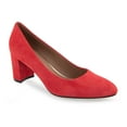 thumbnail image 1 of Aerosoles Betsy Women's Suede Dress Pumps Color: Red Size: 7.5, 1 of 4