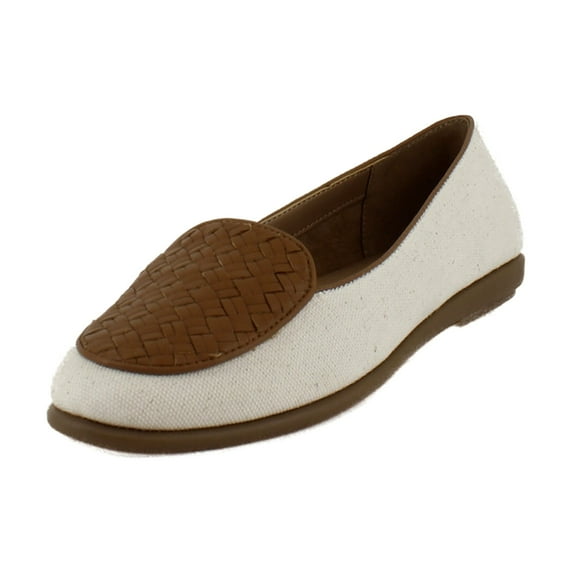 Aerosoles Brielle Women's Loafers & Slip-Ons Natural Canvas Size 8.5 M