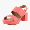 thumbnail image 1 of Aerosoles Camila Women's Heels Coral Lizard Size 6.5 M, 1 of 8
