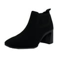 thumbnail image 1 of Aerosoles Canvas Women's Boots Black Knit Size 10 W, 1 of 8