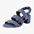 thumbnail image 1 of Aerosoles Clarissa Women's Heels Blue Jean Suede Size 11 W, 1 of 8