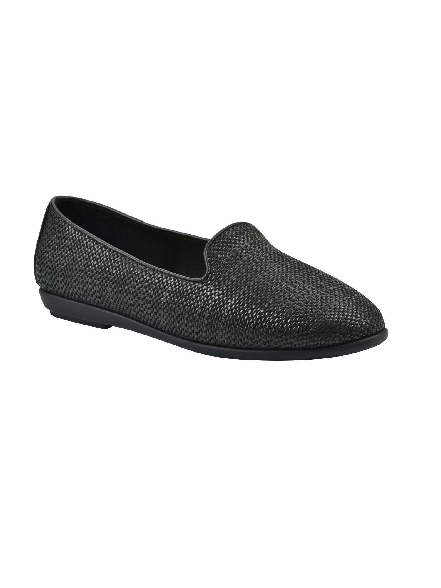 aerosoles black dress shoes Aerosoles Wide Width Ebel Pump | Women's | Black Leather | Size 7.5 main image 1