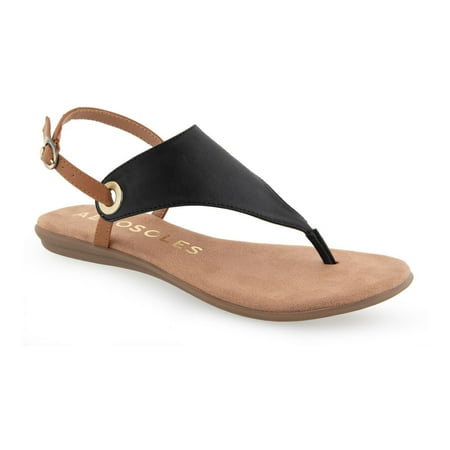 Aerosoles Conclusion Women's Thong Sandals Color: Black Combo Size: 9 MED