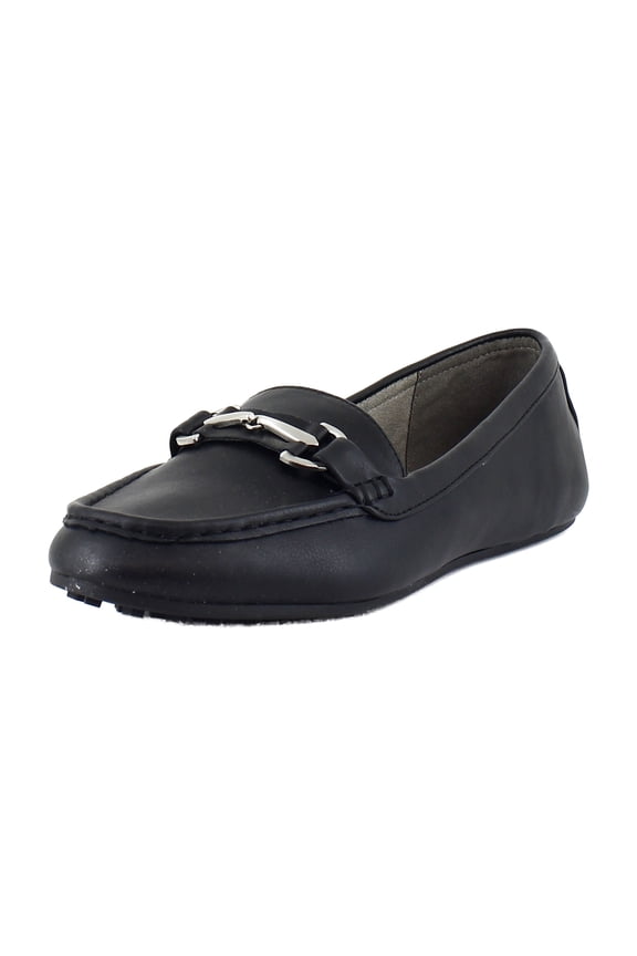 Day Drive Women's Loafers & Slip-Ons Black Mini Embossed Croc Faux Leather