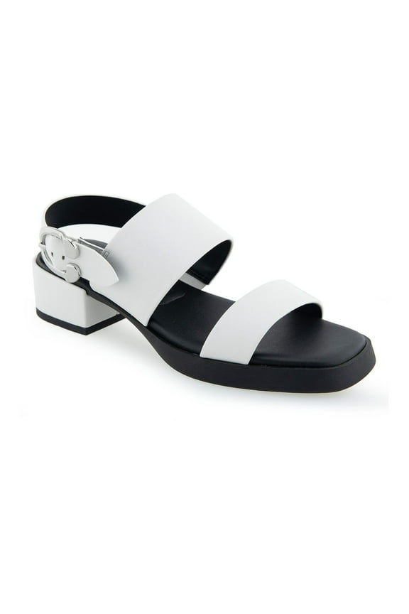 Dove Women's Dress Sandals Color: White Pu Size: 9