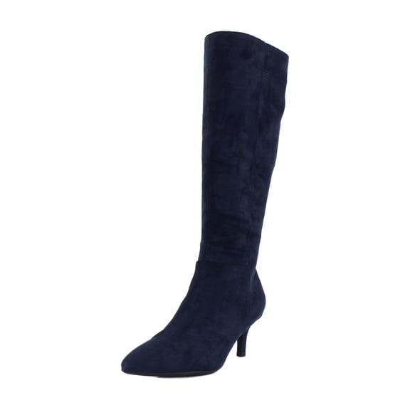 Aerosoles Epic Women's Boots Navy Faux Suede Size 5.5 M