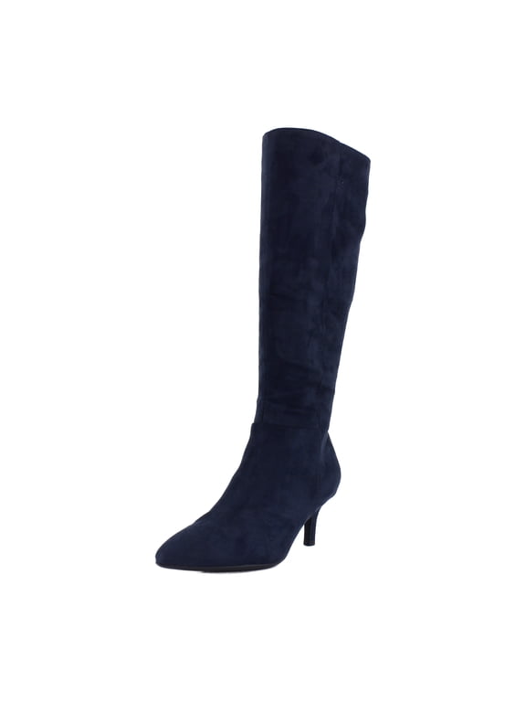 Epic Women's Boots Navy Faux Suede Size 5.5 M