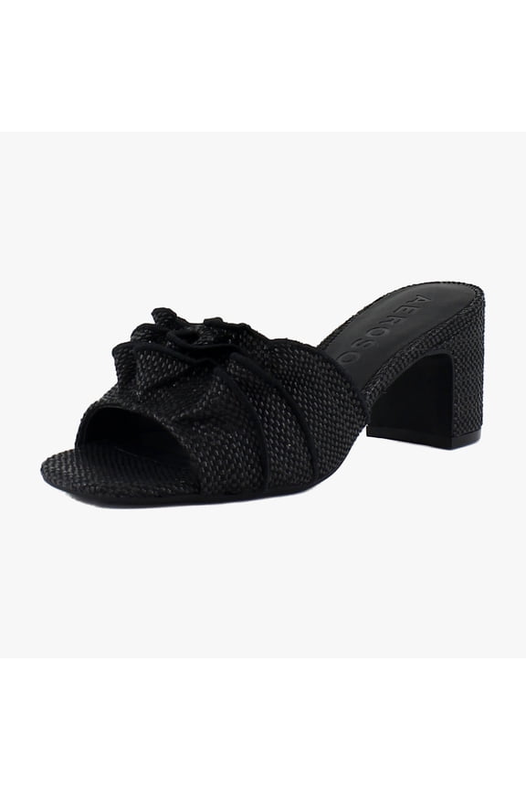 Gabrielle Women's Heels Black Raffia Size 10 M