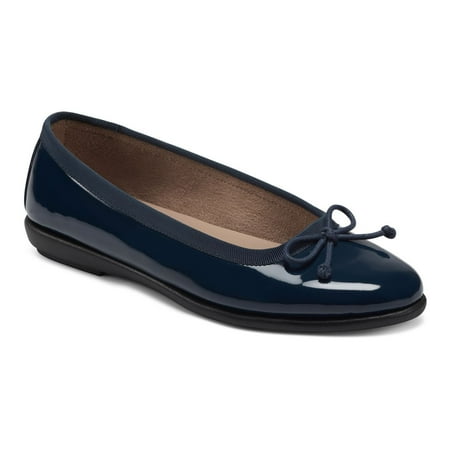 Aerosoles Homebet Women's Flats Color: Navy Patent Size: 9