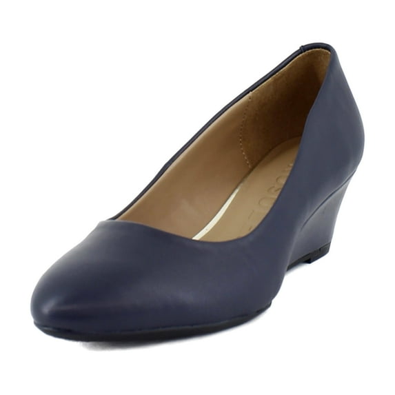 Aerosoles Iris Women's Heels Navy Leather Size 9.5 W