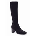 thumbnail image 1 of Aerosoles Micah Womens' Knee High Boot, Extra Wide Black Fabric - Stretch Gabardine, 7WW, 1 of 6