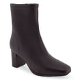 thumbnail image 1 of Aerosoles Miley Women's High Heel Ankle Boots Color: Brown Size: 10 WIDE, 1 of 4