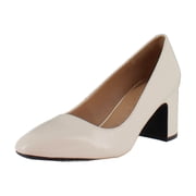 Aerosoles Minetta Womens Heels Eggnog Leather Size 8 M